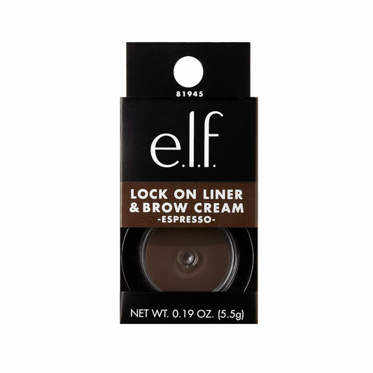 Lock on Liner and Brow Cream, Lines Eyes & Defines Eyebrows, Espresso, 0.19 Oz (5G)