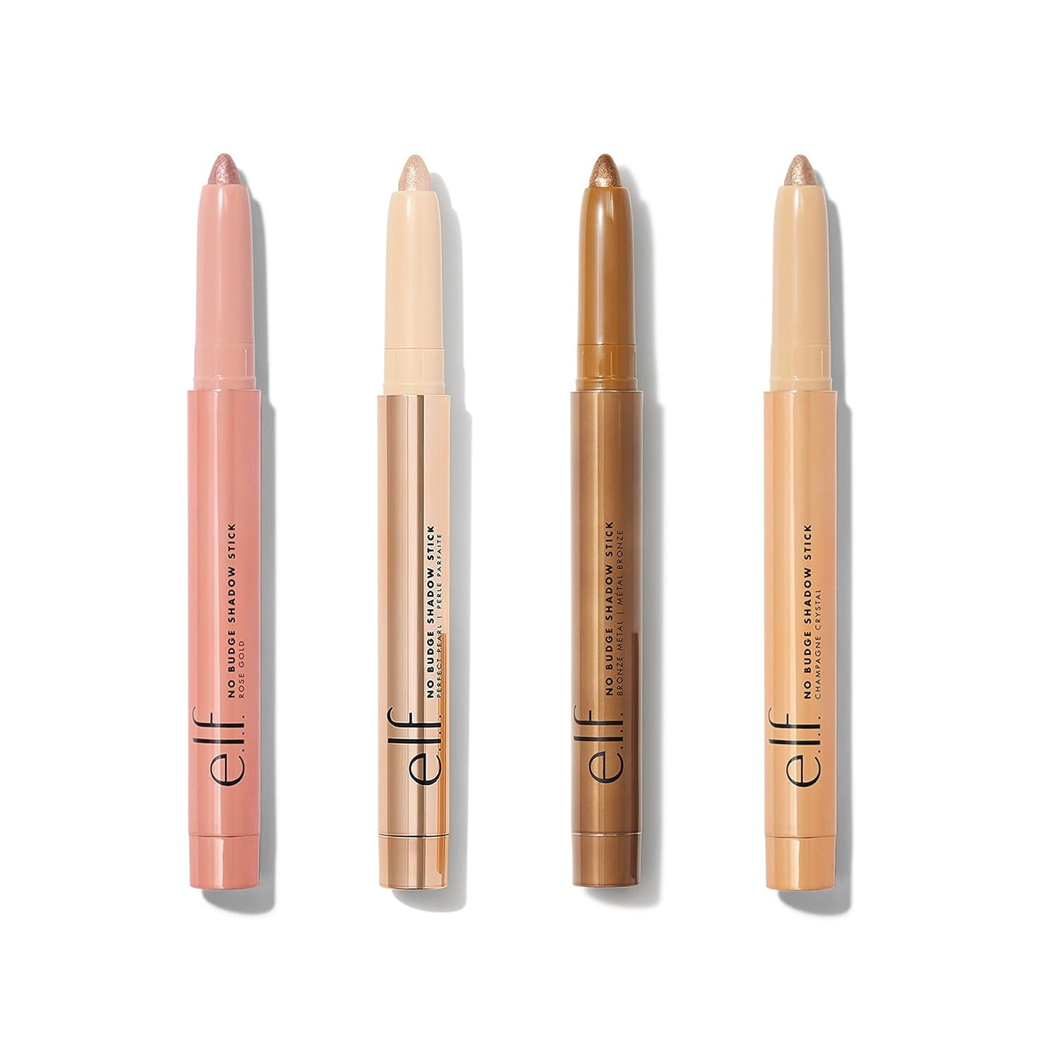 No Budge Shadow Stick, Long-Lasting Cream Eyeshadow Stick for High-Pigment, Metallic Color, Vegan & Cruelty-Free, Perfect Pearl