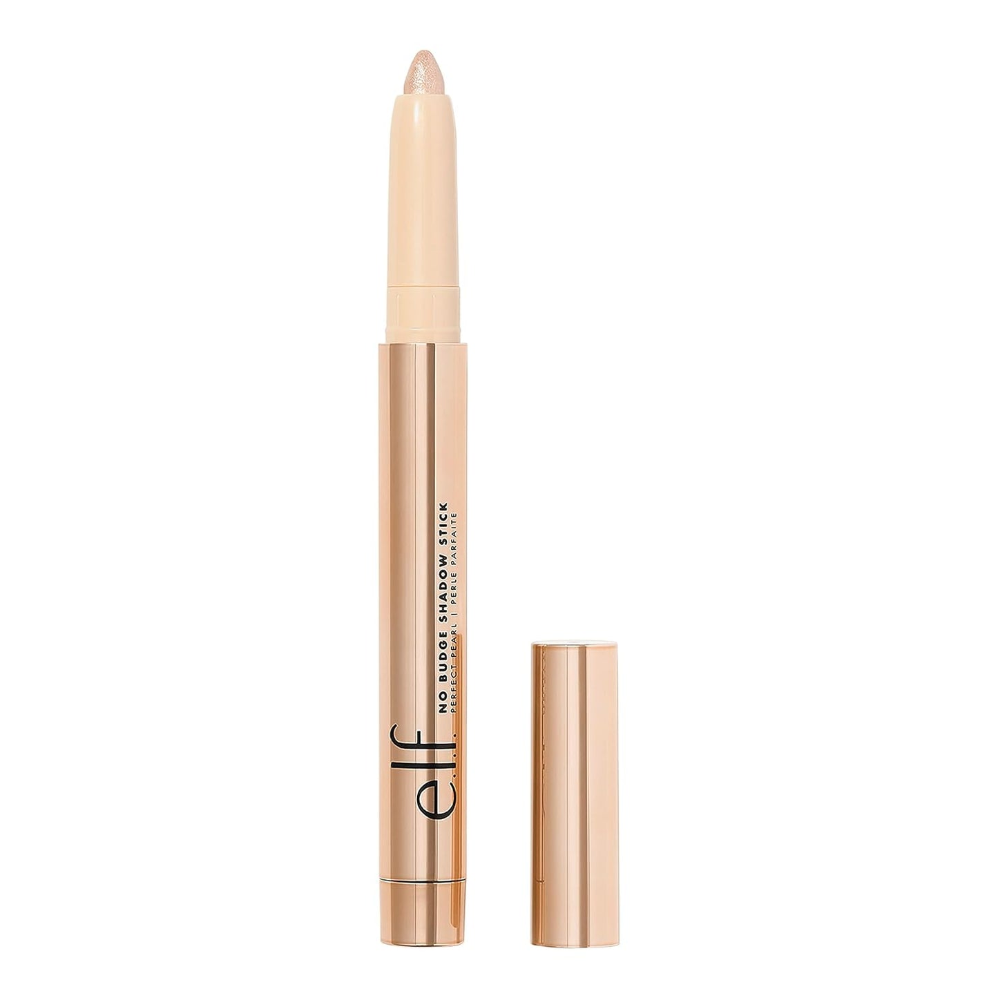 No Budge Shadow Stick, Long-Lasting Cream Eyeshadow Stick for High-Pigment, Metallic Color, Vegan & Cruelty-Free, Perfect Pearl