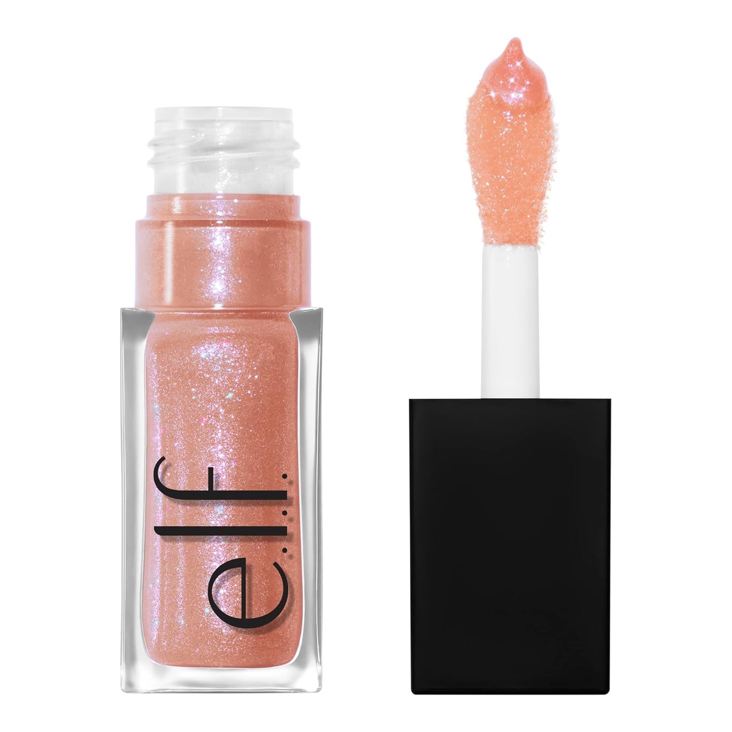 Glow Reviver Lip Oil, Nourishing and Hydrating with High-Shine Glimmer Finish & Sheer Wash of Color, Minty Scent, Non-Sticky, Vegan & Cruelty-Free, Candy Coded