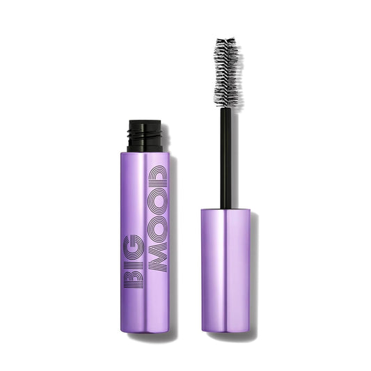 Big Mood Mascara, Instantly Creates Long-Lasting, Bold & Lifted, Voluminous Lashes, Infused with Jojoba Wax, Black, 0.30 Fl Oz