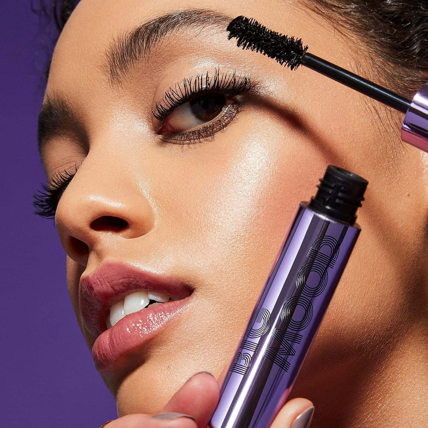 E.L.F. Big Mood Mascara Mini, Instantly Creates Long-Lasting, Bold & Lifted, Voluminous Lashes, Infused with Jojoba Wax, Black