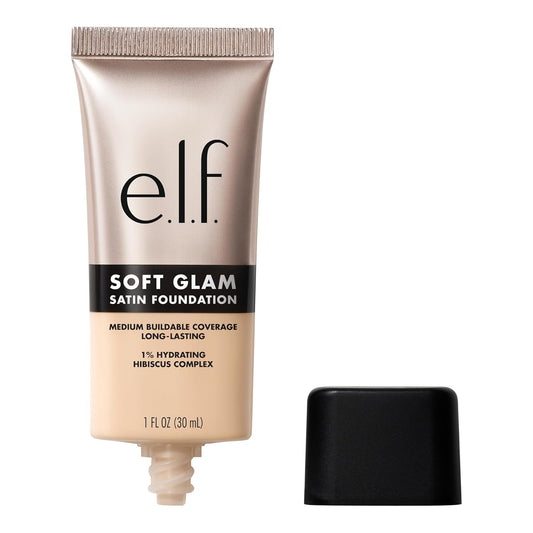 Soft Glam Foundation, Medium Coverage, Long-Lasting & Buildable Foundation for a Smooth, Satin Finish, Vegan & Cruelty-Free, 13 Fair Neutral