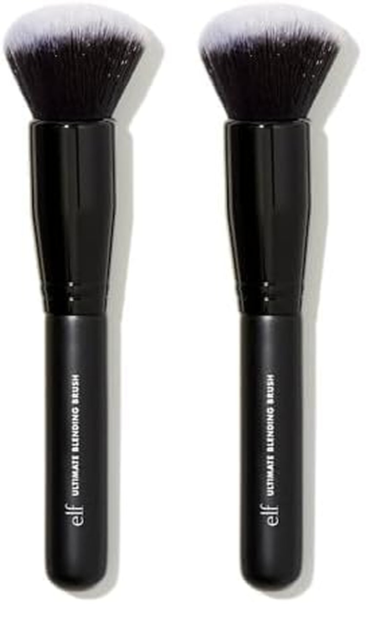 Ultimate Blending Brush, Dome-Shaped Makeup Tool for Applying & Blending Foundation, Bronzer & Blush, Made with Vegan, Cruelty-Free Bristles (Pack of 2)