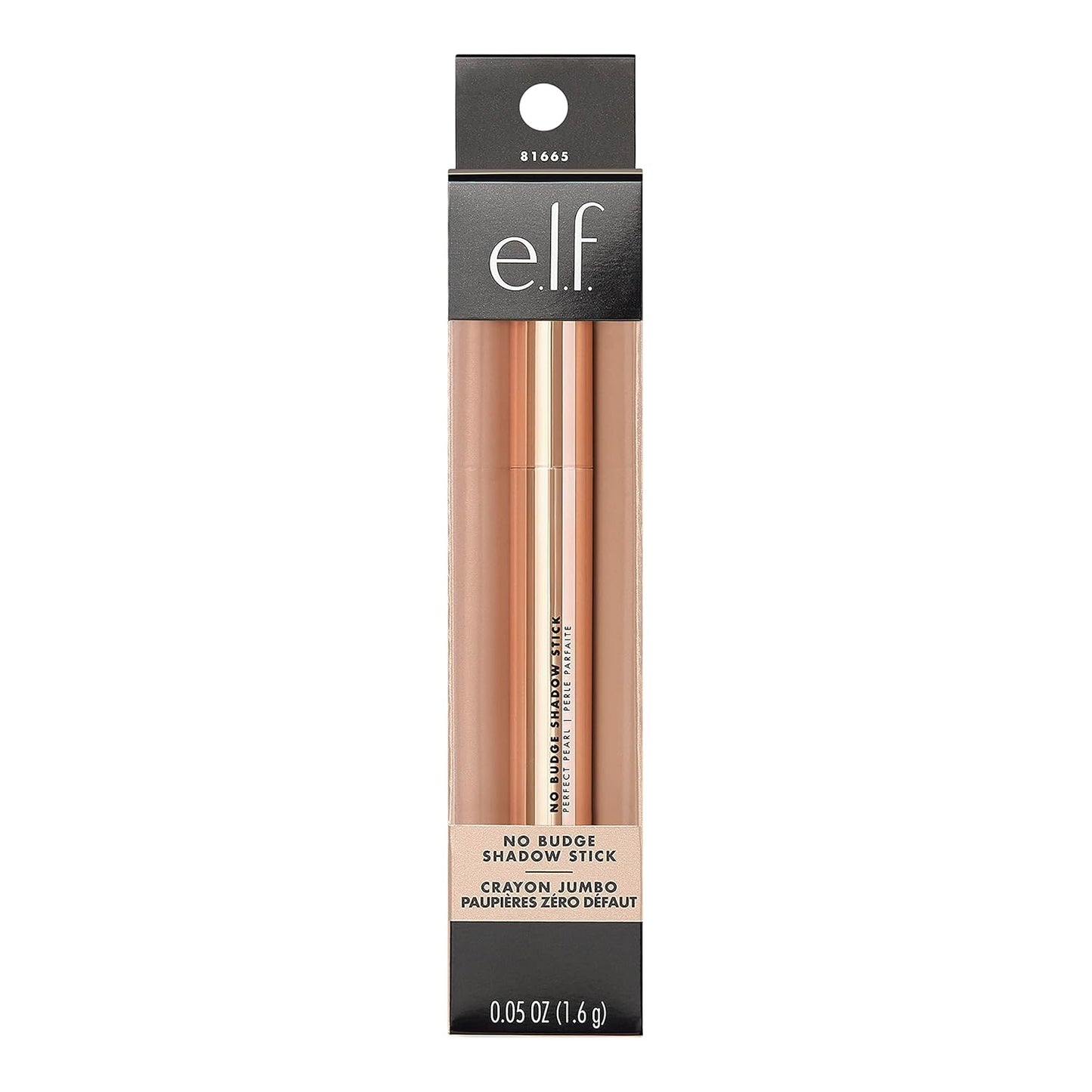 No Budge Shadow Stick, Long-Lasting Cream Eyeshadow Stick for High-Pigment, Metallic Color, Vegan & Cruelty-Free, Perfect Pearl