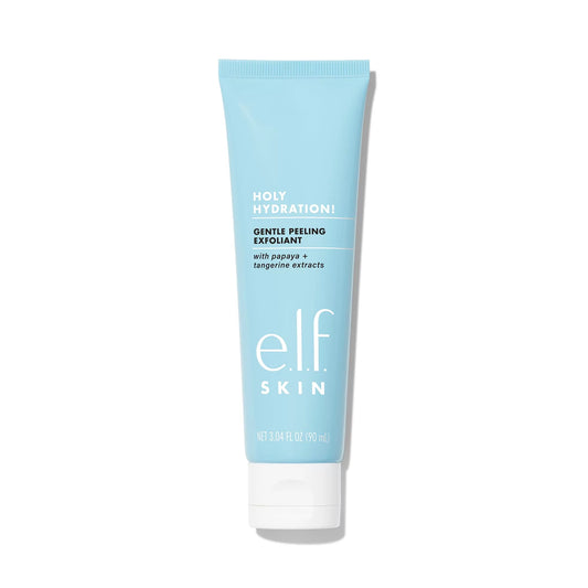 E.L.F. Skin Gentle Peeling Exfoliant Face Cleanser, Non-Harsh Liquid Formula, Creates a Glowing, Youthful Complexion, Vegan & Cruelty-Free, 3.04 Fl Oz