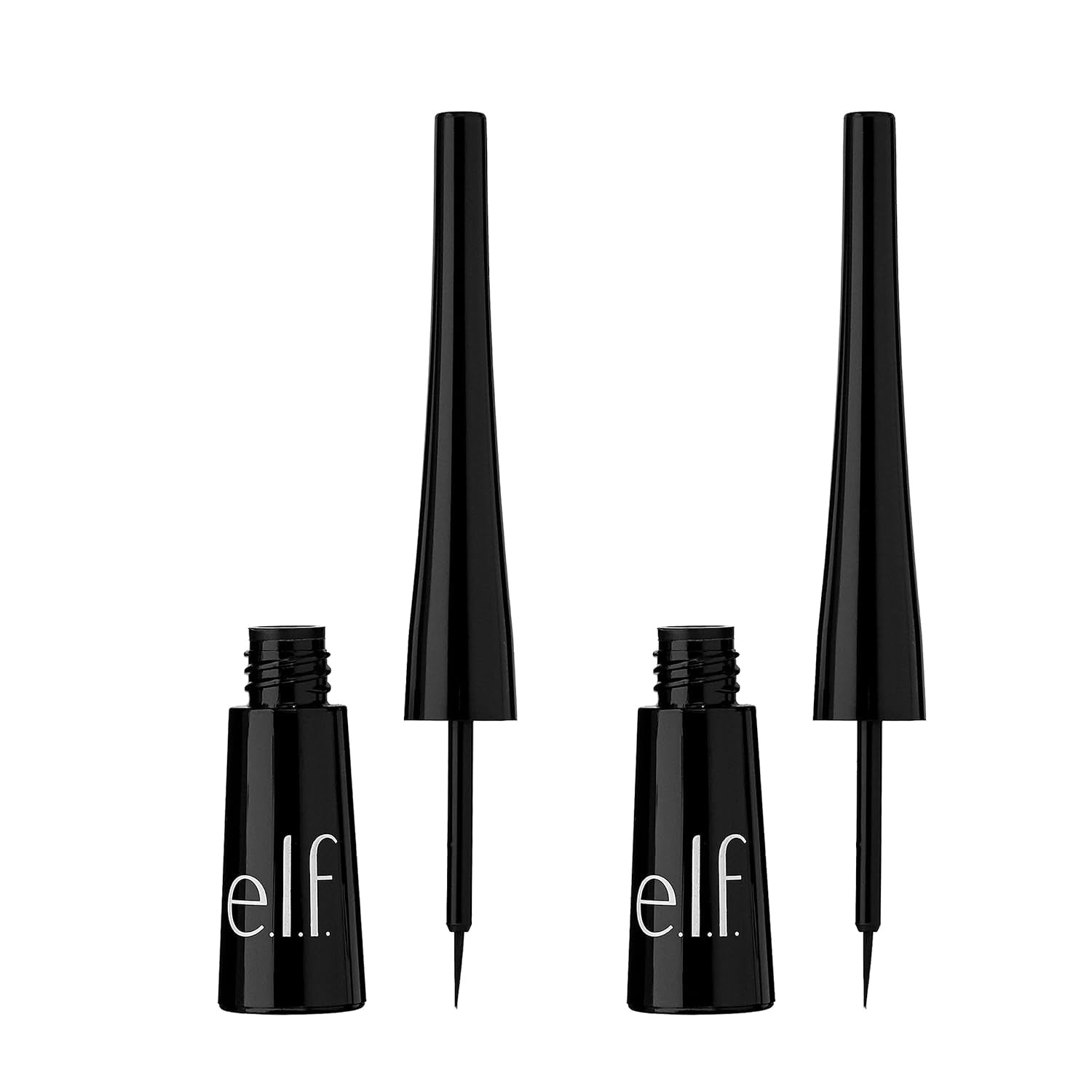 Expert Liquid Liner, High-Pigmented, Extra-Fine Liquid Eyeliner for Precise Definition, Long-Lasting, Vegan & Cruelty-Free, Jet Black, 0.14 Oz, 2 Count(Pack of 1)