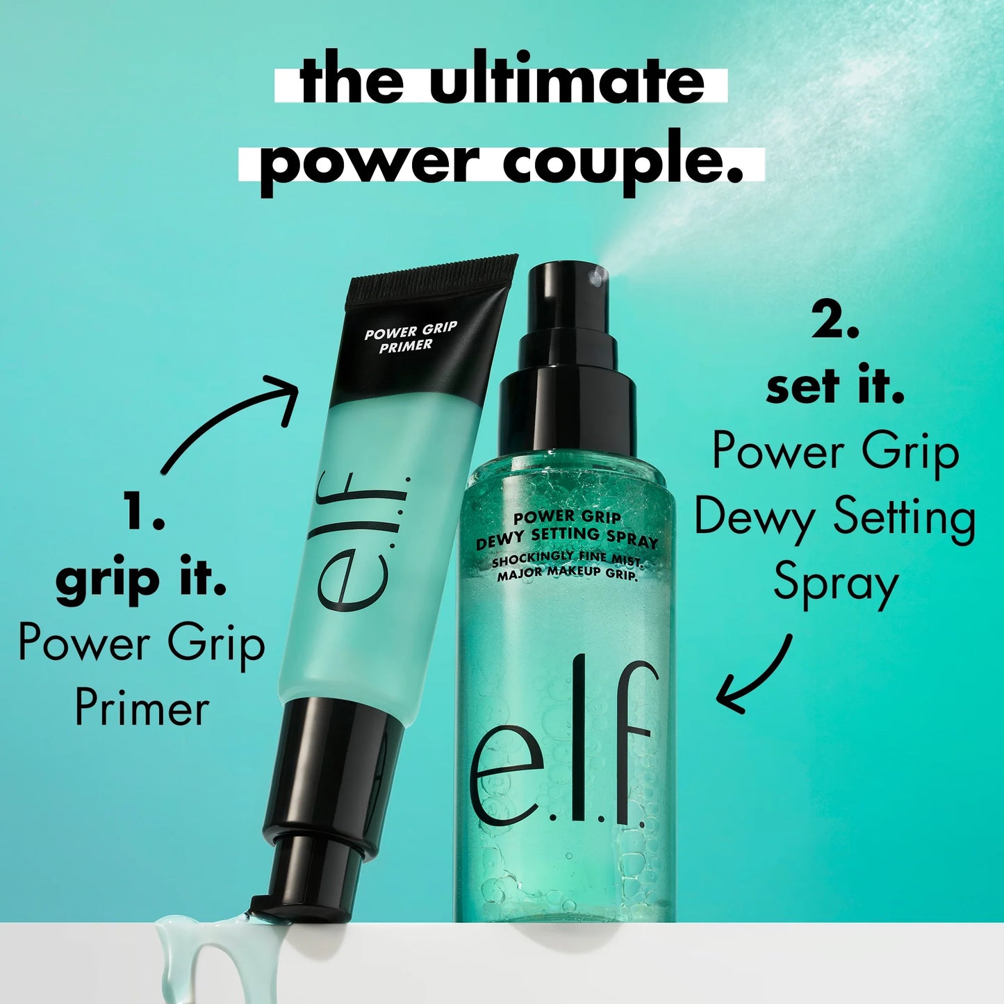 E.L.F. Power Grip Dewy Setting Spray, 2.7 Fl Oz